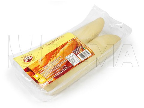 Backfertiges Baguette im Tiefziehverfahren verpackt