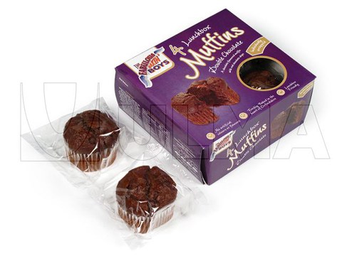 Muffins im Schlauchbeutel