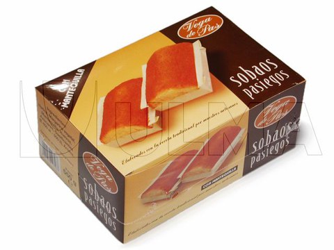 Schachtel Biskuitgeback