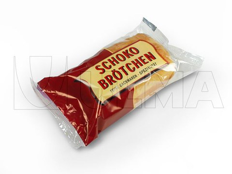Schoko-Brötchen in Schlauchbeutel (hffs)