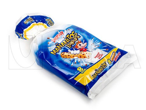 Schokoladen-Snackkuchen im Schlauchbeutel (hffs)