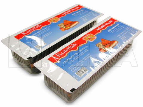 Verpackung von industriell hergestellten Backwaren in Starrfolie und modifizierter Atmosphare.