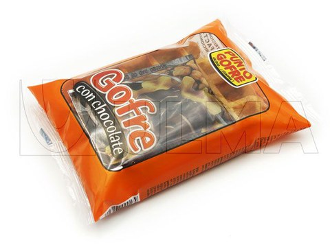 Waffeln in Schlauchbeutelverpackung