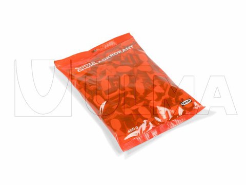 Schokoladenbonbons verpackt mit einer Vertikalmaschine (VFFS) in BOPP Folie (biaxial gereckte Polypropylenfolie).