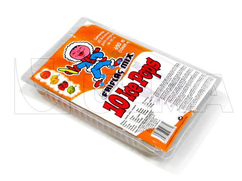 Süßigkeiten in Tiefziehverpackung mit Hartfolie