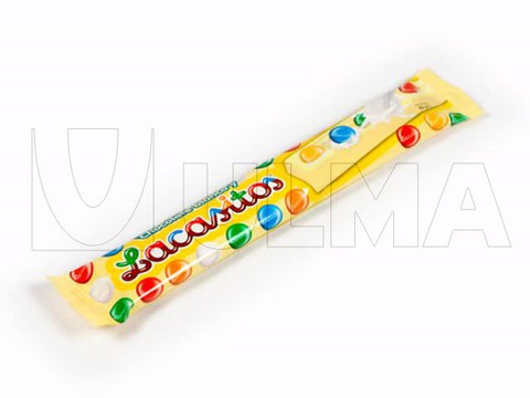 Schokoladenriegel im Schlauchbeutel verpackt(hffs)