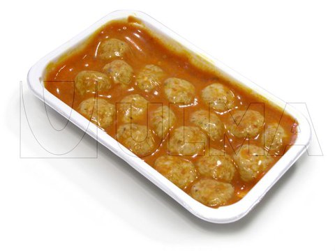 Fleisch in Schalenversiegelung in Skin-Verpackung