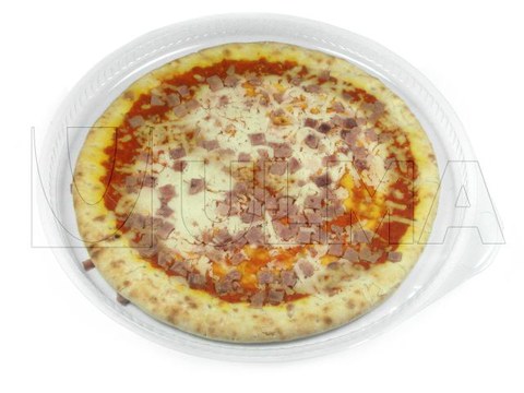 Pizza unter modifizierter Schutzatmosphäre (MAP) in Tiefziehverpackung mit Hartfolie