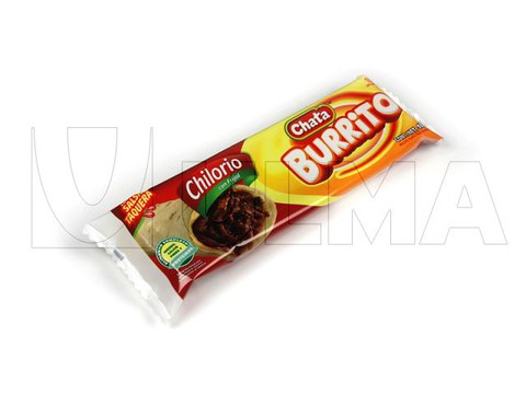 Burrito im Schlauchbeutel (hffs) mit modifizierter Atmosphäre (MAP)