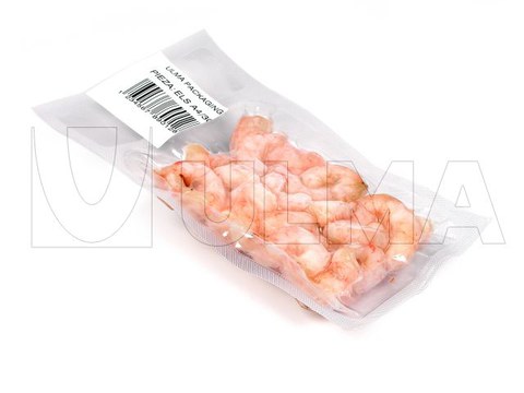 Shrimps in Tiefziehverpackung mit Weichfolie