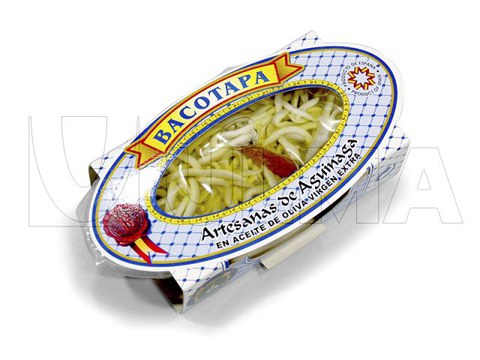 Künstlicher Aal (Gulas) mit Ölverpackung in versiegelter Schale