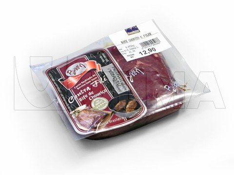 Frischfleisch in Tiefzieh-Vakuumverpackung