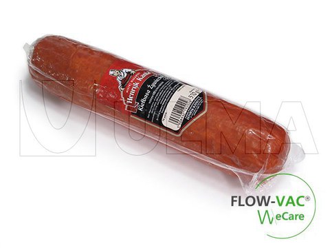 Bearbeitetes Fleisch in Flow Vac Verpackung