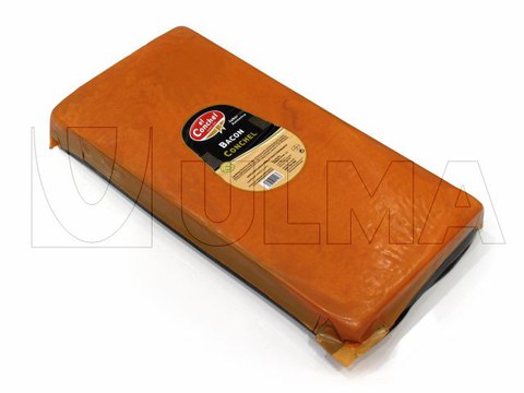 Schinkenspeck in Tiefziehverpackung mit Vakuum in flexibler Folie