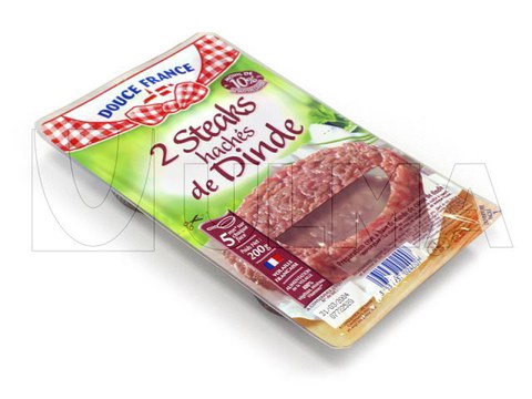 Burger-Verpackung im Tiefziehverfahren mit modifizierter Atmosphäre (MAP)