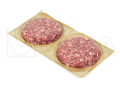 Hamburger-Patties in Skin-Tiefzieh- und Doppelpack-Verpackung