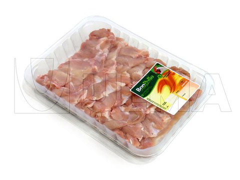 Hähnchenfleisch in versiegelter Schale