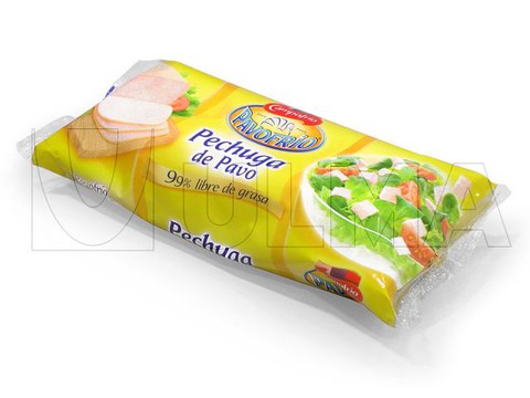 Putenbrust-Verpackung im Schlauchbeutel (hffs)