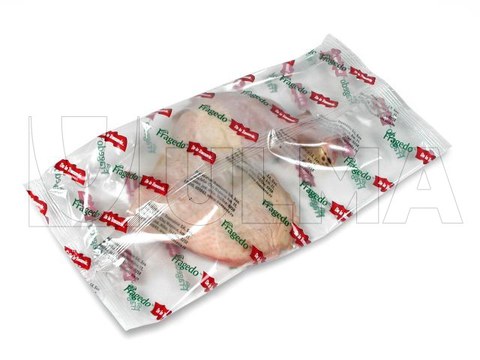 Hähnchenschlegel und Viertel in Schlauchbeutelverpackung (HFFS)