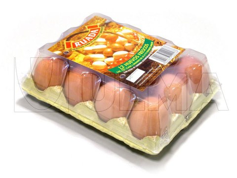 Eier in Schlauchbeutelverpackung