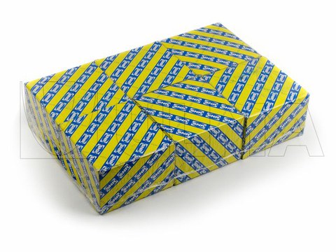 Verpackung von Schachteln mit Lagern in LDPE Folie