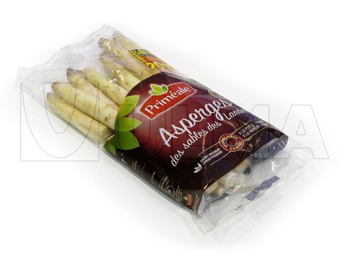 Frischer Spargel in Schlauchbeutelverpackung (hffs)